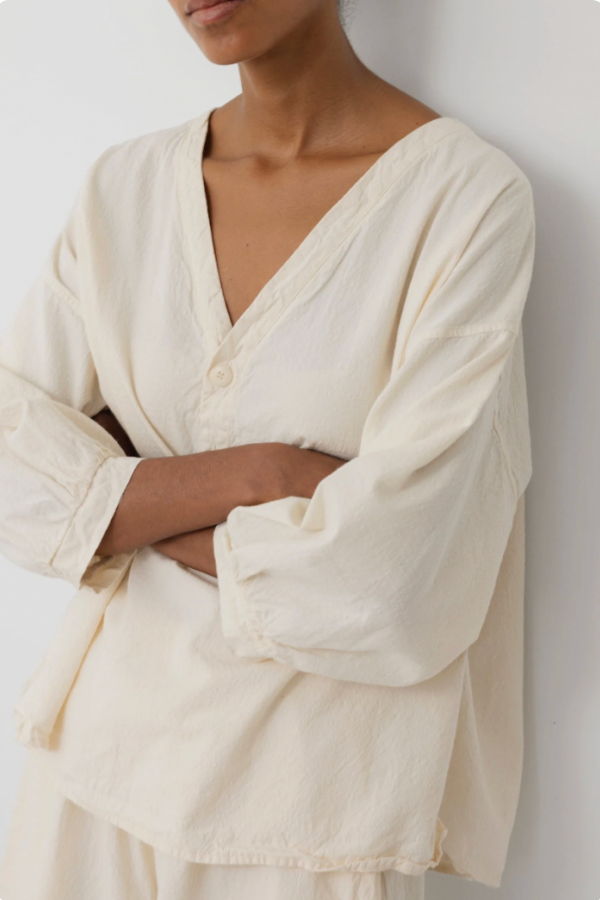 Wol Hide Woven Popover Top