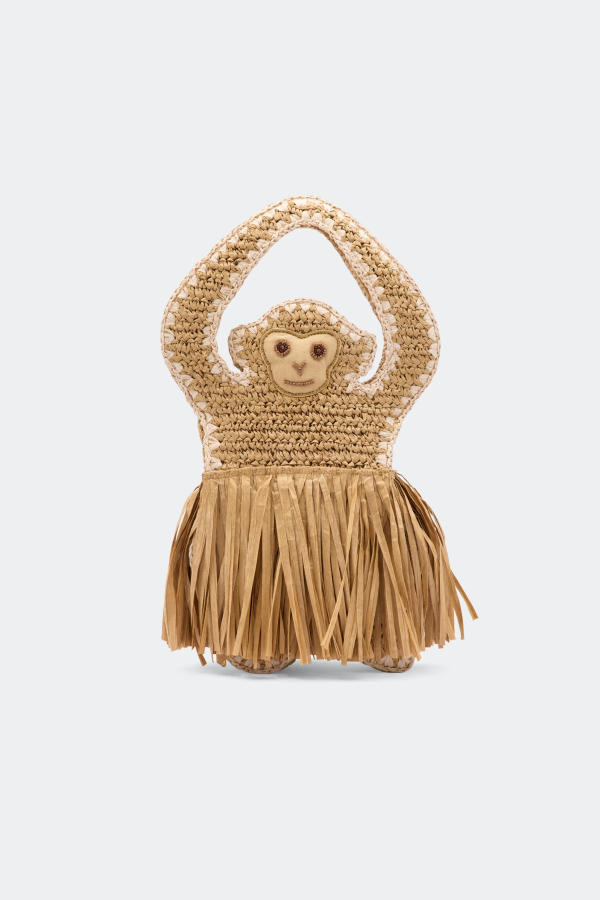 Simon Miller Monkey Fringe Bag - Natural