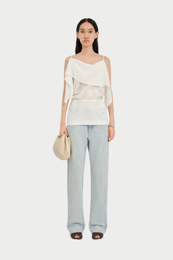 MM6 Maison Margiela Folded Jacquard Top