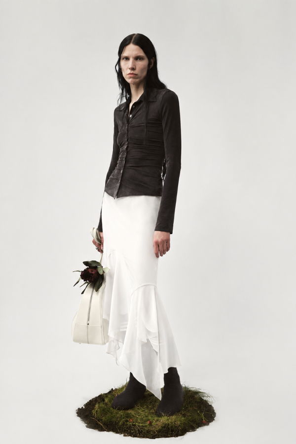 Avavav Kajsa Long Draped Skirt