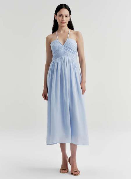 alana embellished midi dress A.L.C. Women's Alana Embellished Midi Dress in White, Size 6