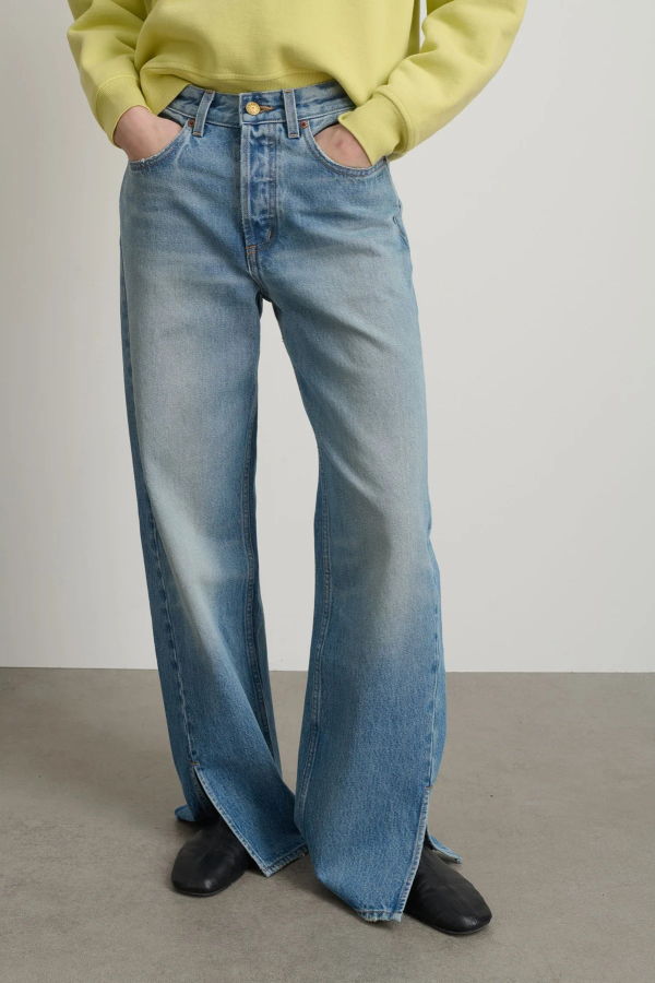 B Sides Charlot Split Hem Jeans