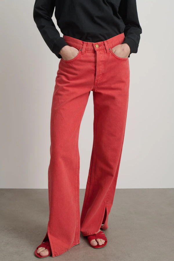 B Sides Charlot Split Hem Jeans