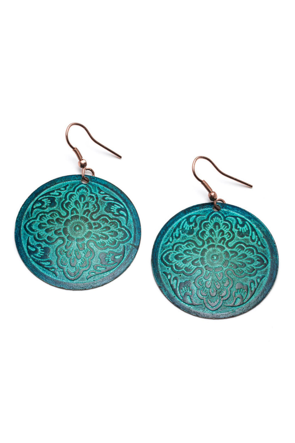 Matr Boomie Devika Disc Drop Earrings