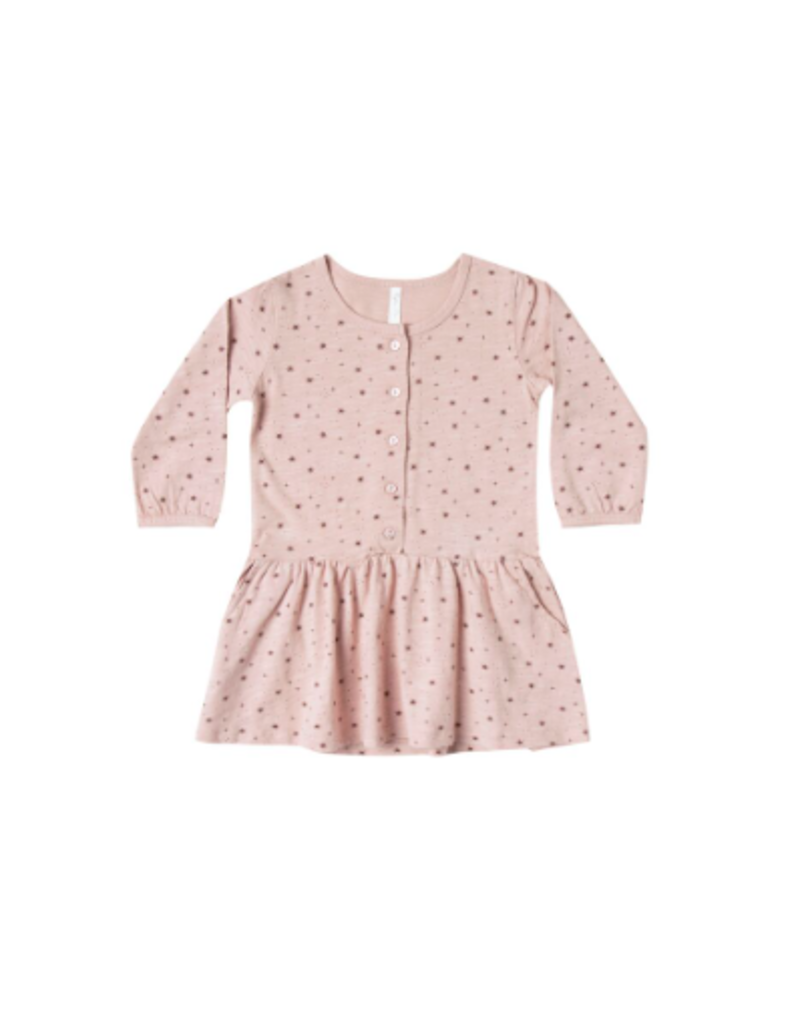KIDS Rylee & Cru Mini Stars Button Up Jersey Dress | Garmentory