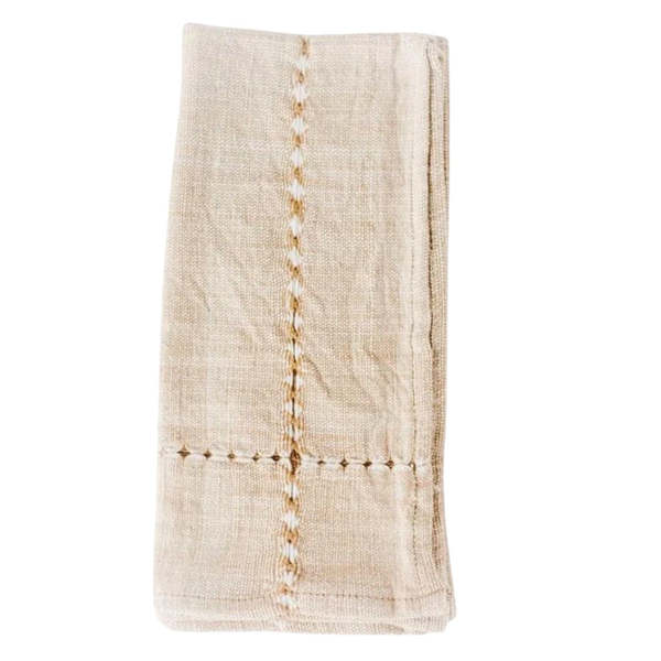 Creative Women Set of 4 Pulled Cotton Napkins