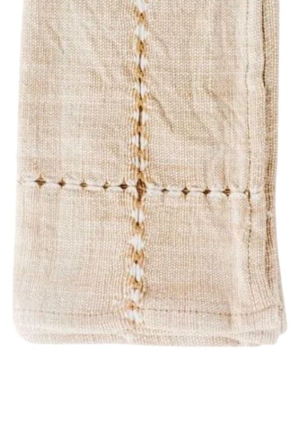 Creative Women Set of 4 Pulled Cotton Napkins