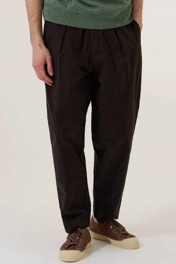 Universal Works Oxford Pant Trousers - Licorice Lyo