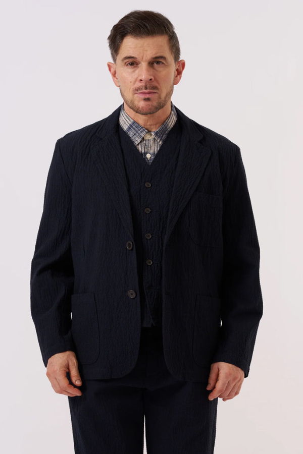 Universal Works Two Button Jacket in Ospina