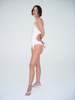 Ziah Plunge Halter One Piece Swimsuit - Ecru - Thumbnail 4