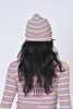 Eliza Faulkner Beanie - Pink Stripe - Thumbnail 2
