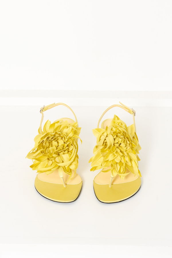 Proenza Schouler Tee Thong Flower Sandals