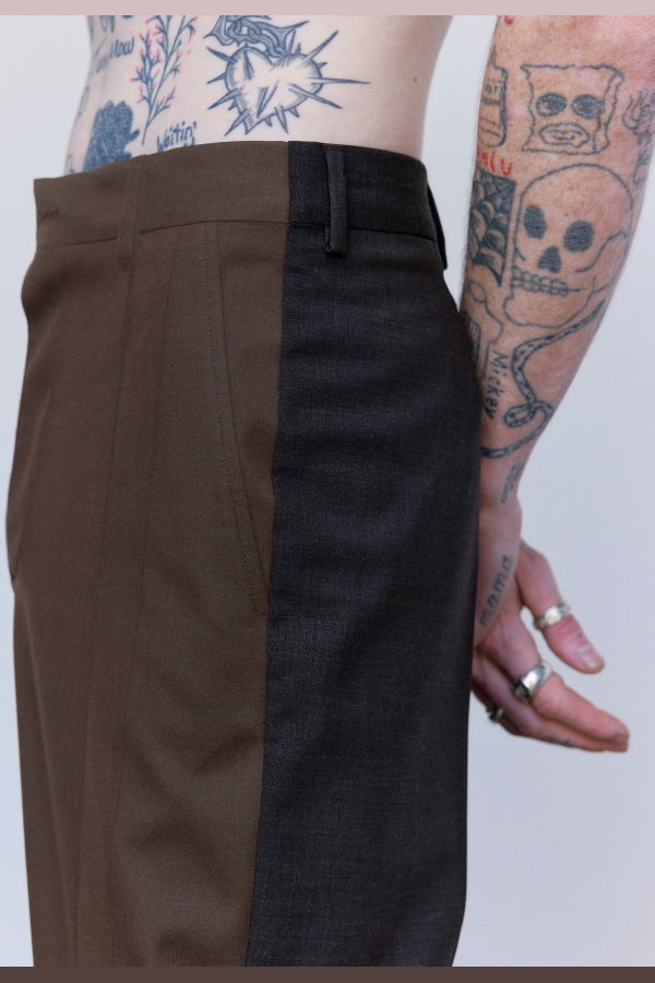 MM6 Maison Margiela Wool Fused Tailored Trousers