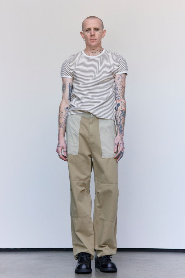 MM6 Maison Margiela Stripe Cotton Vintage Jersey T-Shirt
