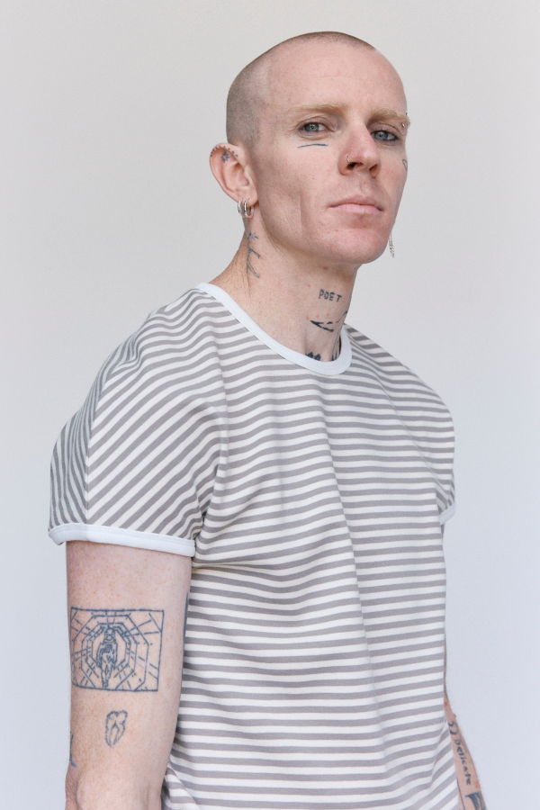 MM6 Maison Margiela Stripe Cotton Vintage Jersey T-Shirt