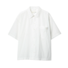 Merz b. Schwanen Lightweight Cotton Poplin Short Sleeve Shirt - Thumbnail 1