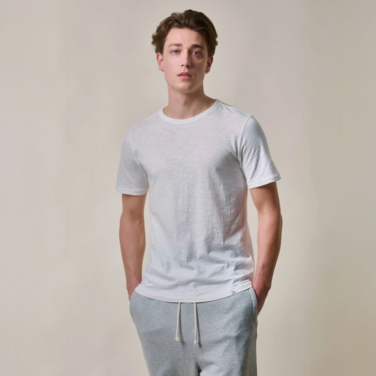 Merz b. Schwanen Slub Pima Cotton T-Shirt - Image 2 of 2