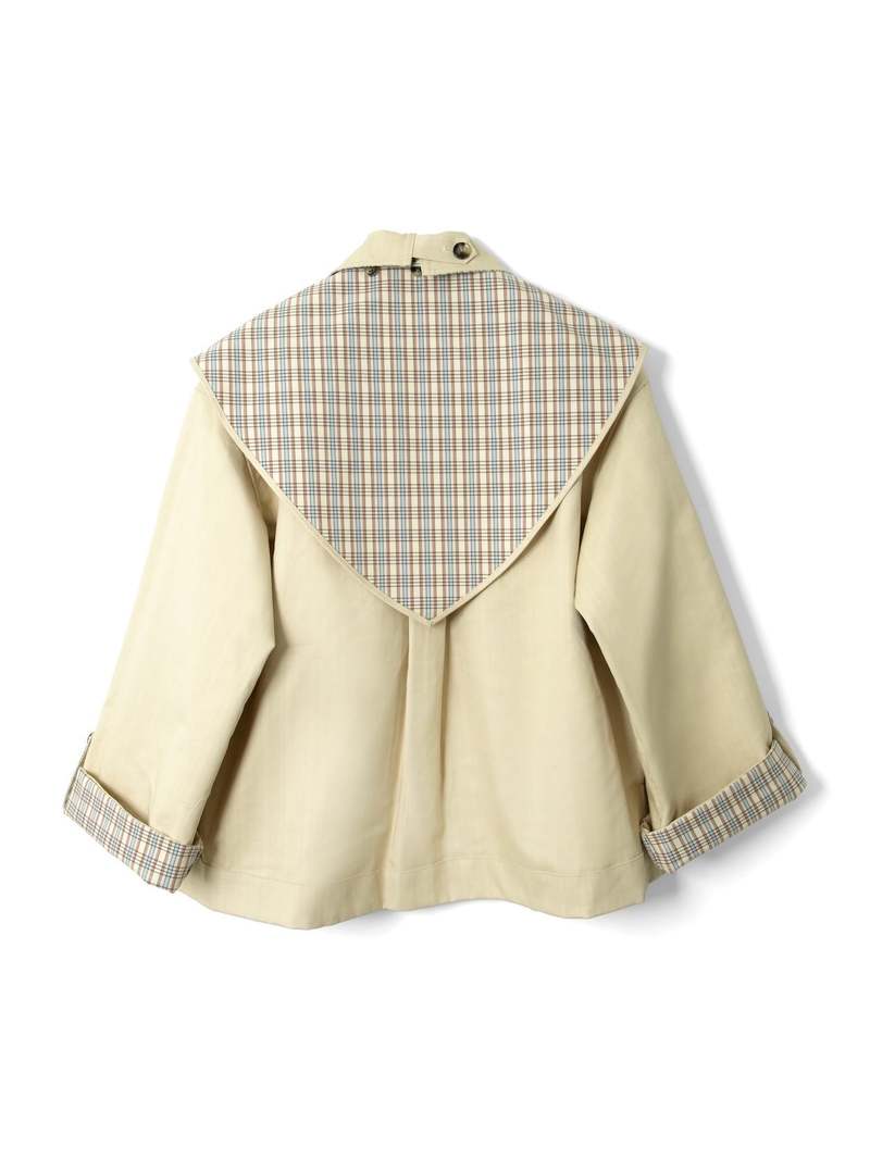 DAMSON MADDER Reversible Jerry Crop Trench Coat