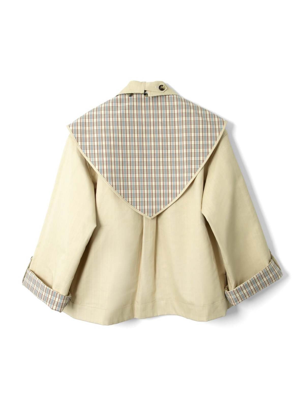 DAMSON MADDER Reversible Jerry Crop Trench Coat - Image 3 of 4