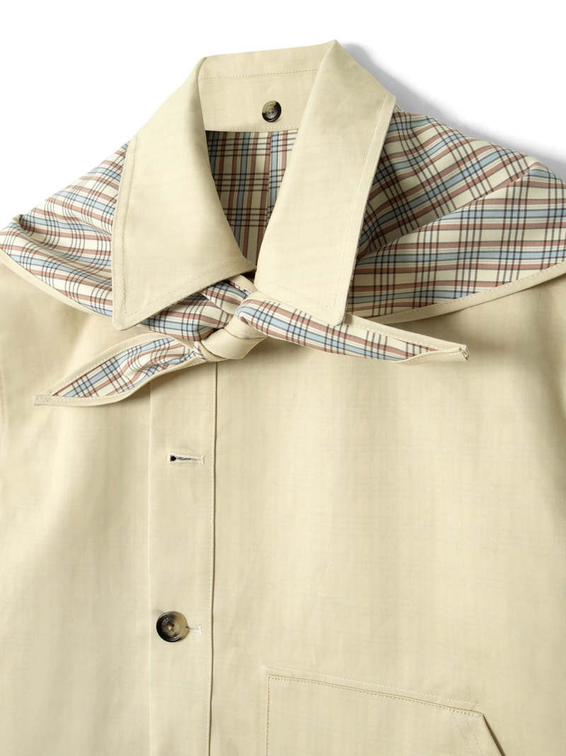 DAMSON MADDER Reversible Jerry Crop Trench Coat
