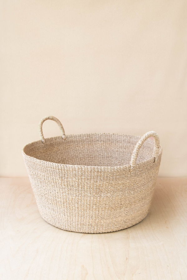 LIKHA Large Round Woven Basket