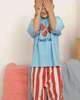 KIDS Pigeon Said Please Tomato Tee - Moonbeam - Thumbnail 2