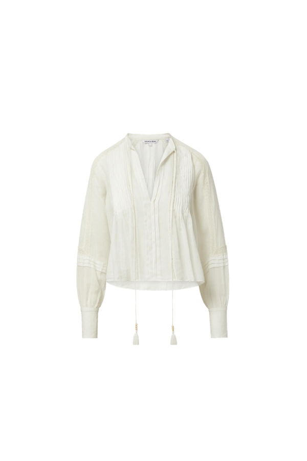 Veronica Beard Sawyer Blouse - White