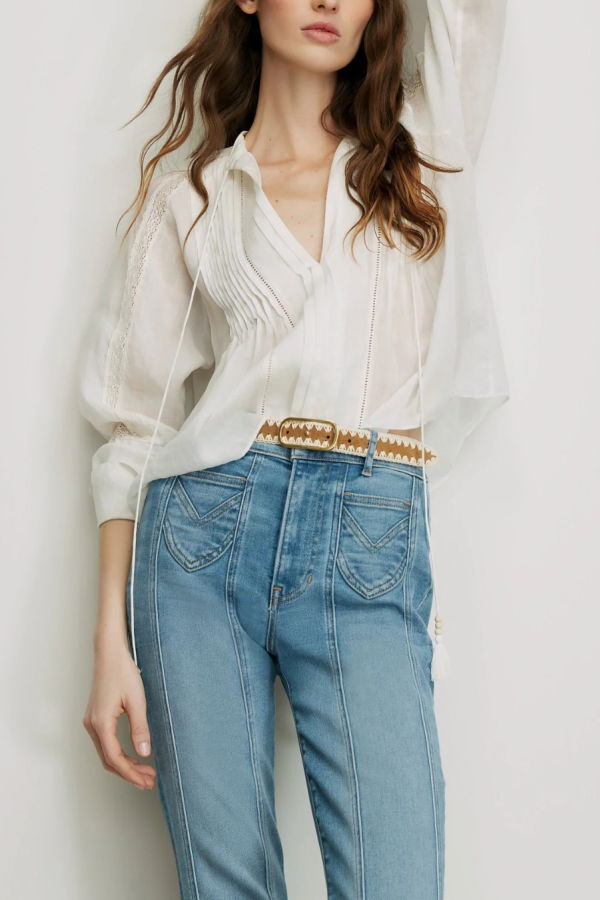 Veronica Beard Sawyer Blouse - White