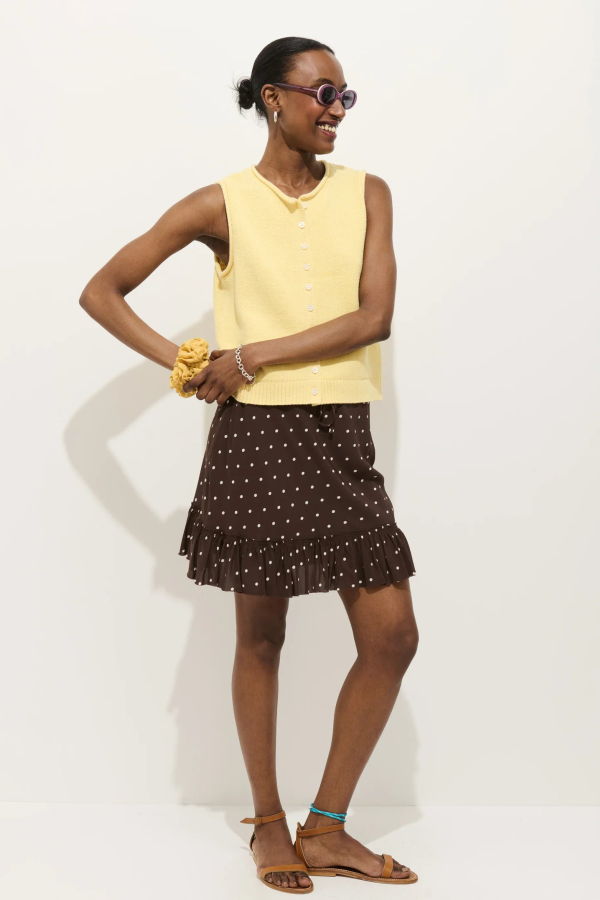 Alex Mill Flora Polka Dot Skirt
