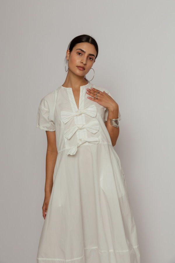 Fabiana Pigna Pili Dress - White
