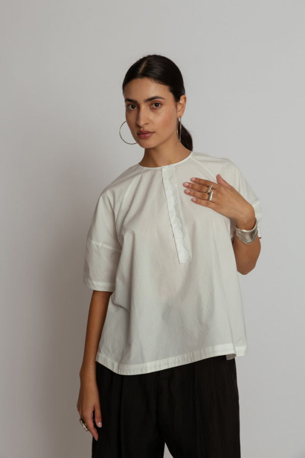 Fabiana Pigna Pret Blouse - White