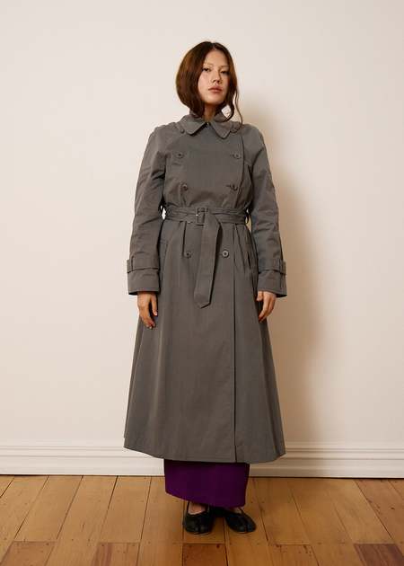 Cristaseya Cotton-Linen Oversized Trench | Garmentory