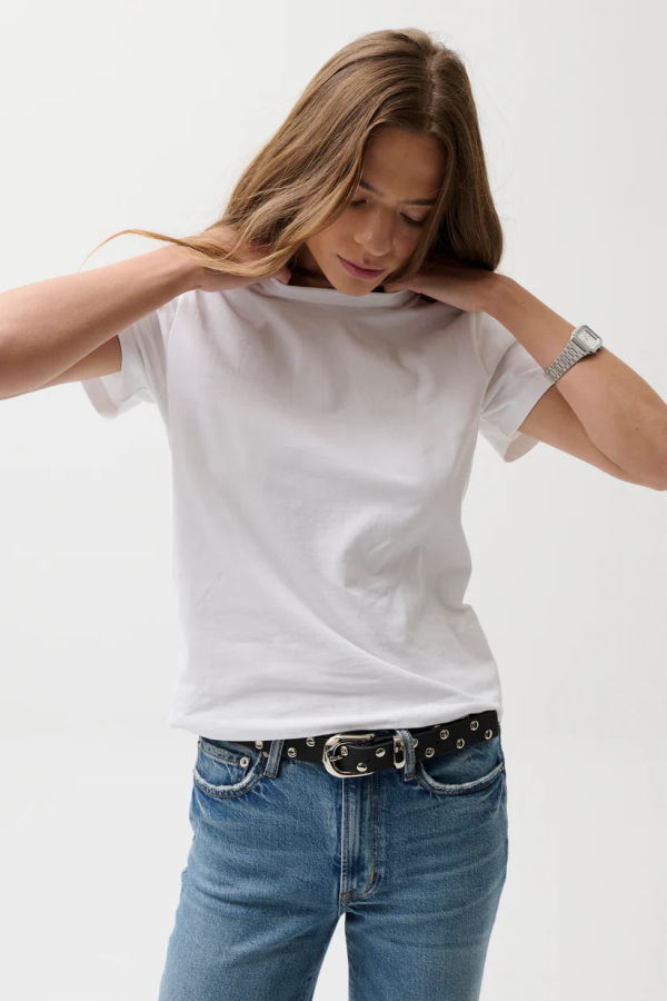 Pistola Alba Baby Tee - Le Blanc