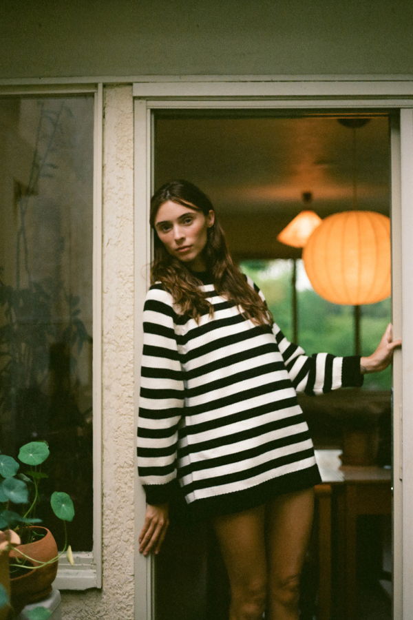 Maria Stanley Chunky Oversized Jumper - Ecru Stripe