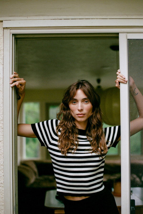 Maria Stanley JONES RIBBED TEE - Stripe