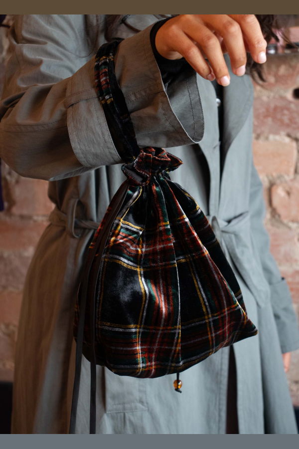 Penny Sage Party Bag (Tartan)
