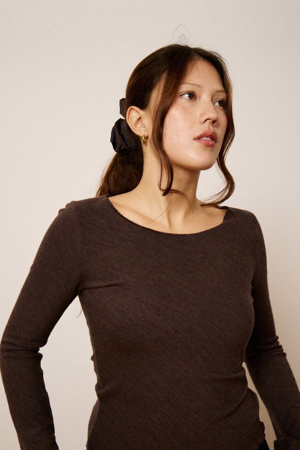 Penny Sage Serafina Long Sleeve Top