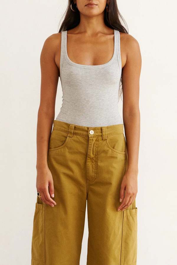 Jamie Haller Undershirt Tank - Heather Grey