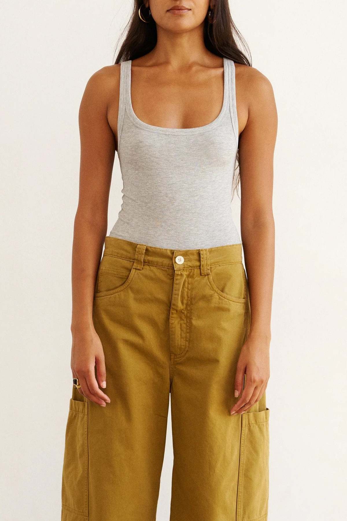 Jamie Haller Undershirt Tank - Heather Grey - Image 1 of 2