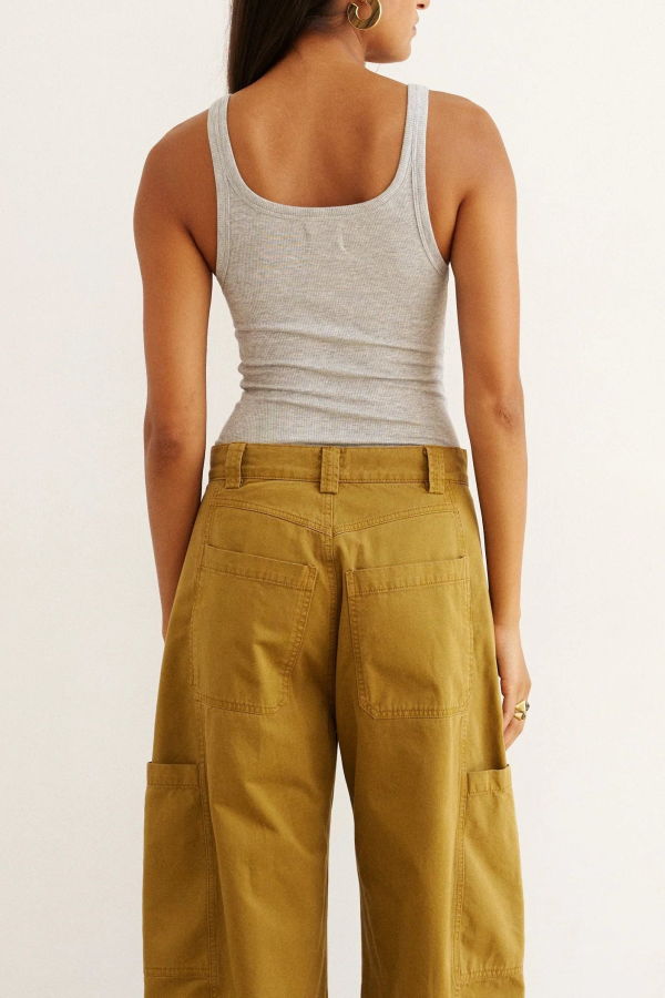 Jamie Haller Undershirt Tank - Heather Grey