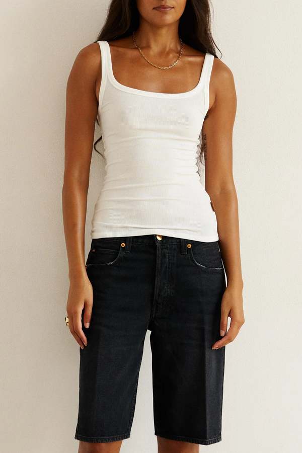 Jamie Haller White Undershirt Tank