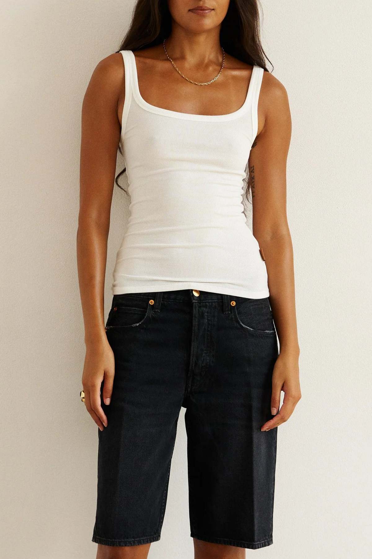Jamie Haller White Undershirt Tank - Image 1 of 2