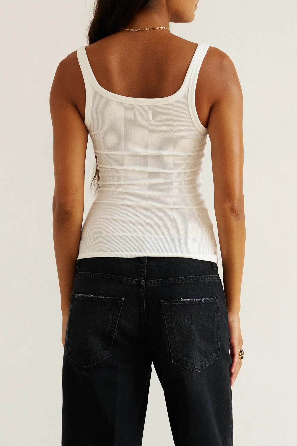 Jamie Haller White Undershirt Tank - Image 2 of 2