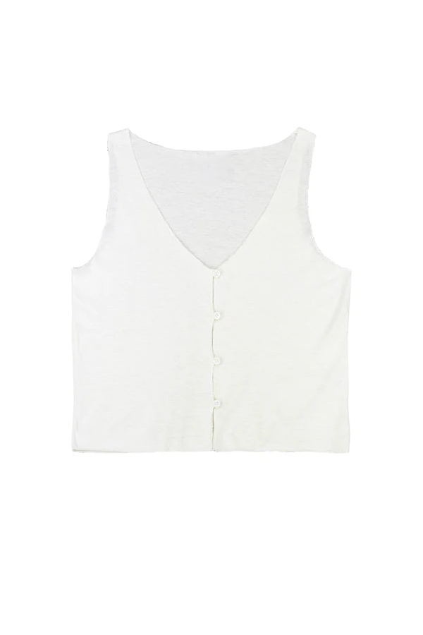 Jungmaven Anacapa Tank - Washed White
