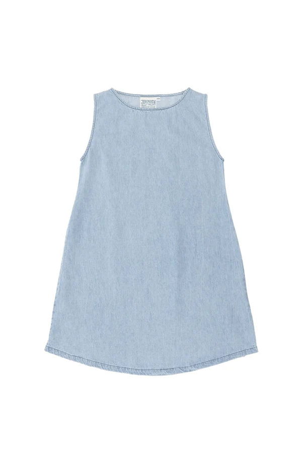 Jungmaven Baez Summer Denim Dress - Light Denim