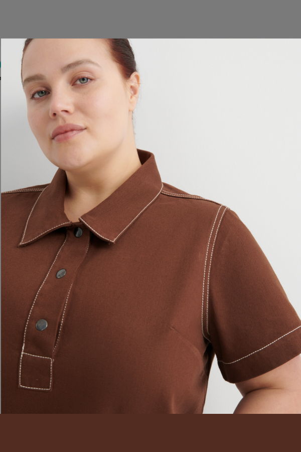 Kowtow Foundation Dress - Brown