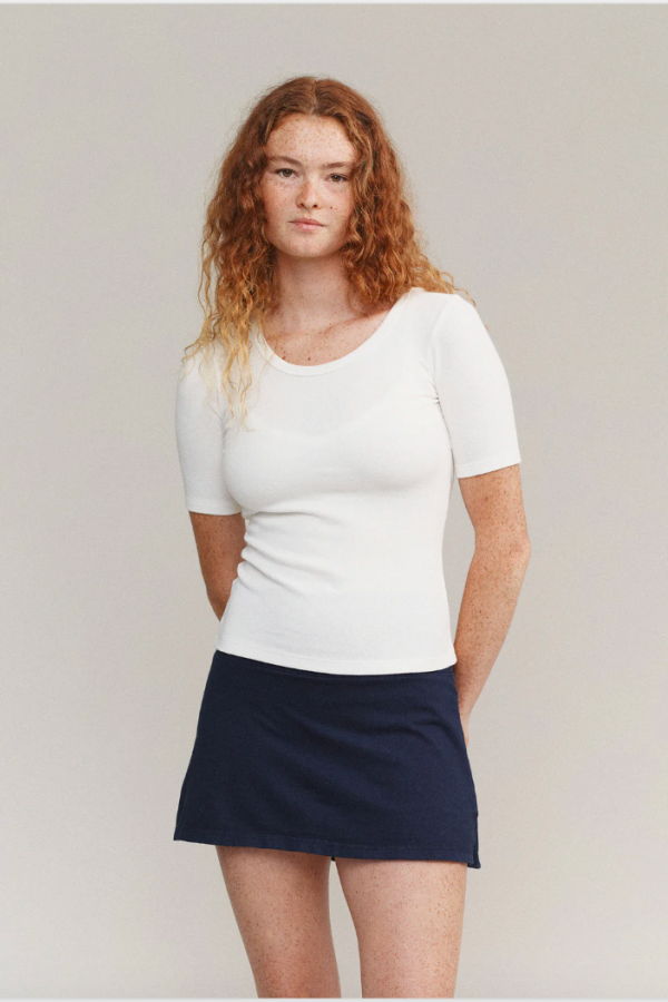 Jungmaven Paseo Tee - Washed White