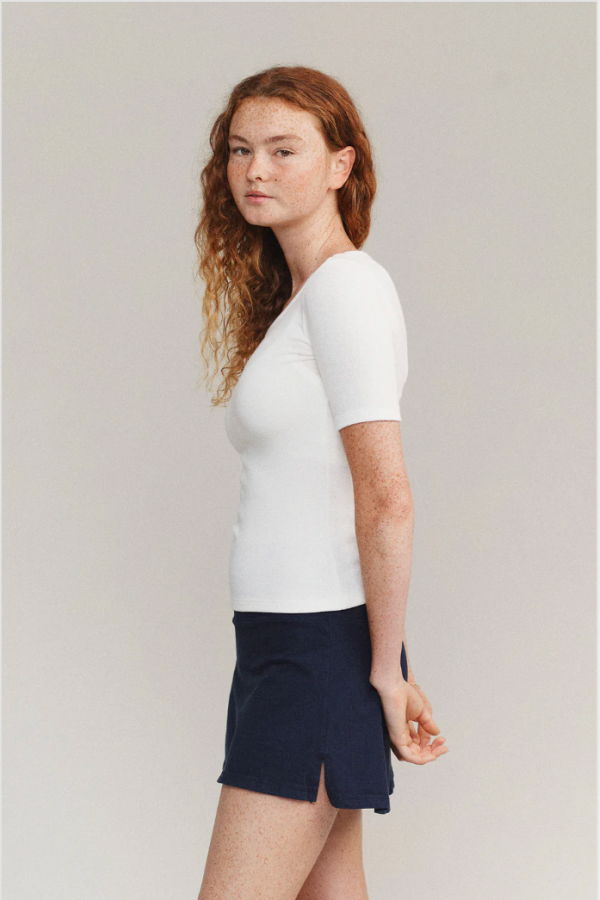 Jungmaven Paseo Tee - Washed White