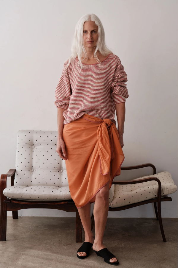 Donni. The Cotton Knit Stripe Sweater