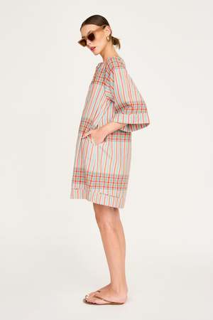 mirth faro short dress Faro Dress in Azure Popova XS